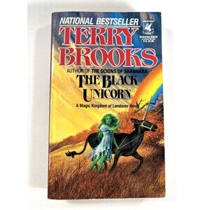 The Black Unicorn by Terry Brooks 1990 Vintage Paperback